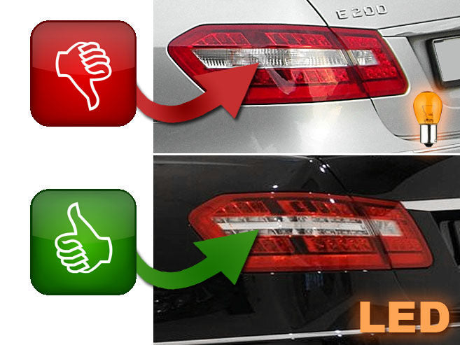 Mercedes W212 09-13 Sedano LED galiniai žibintai