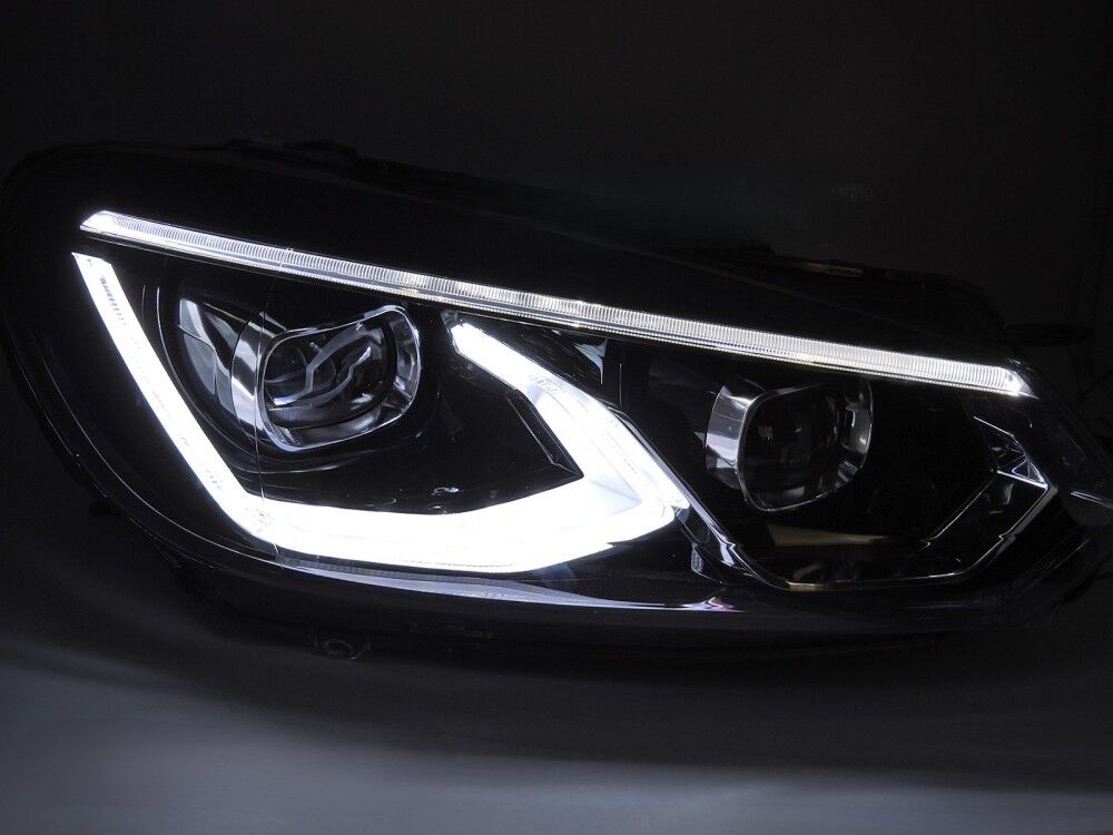 VW Golf 6 ПОЛНОСТЬЮ СВЕТОДИОДНЫЕ ФАРЫ