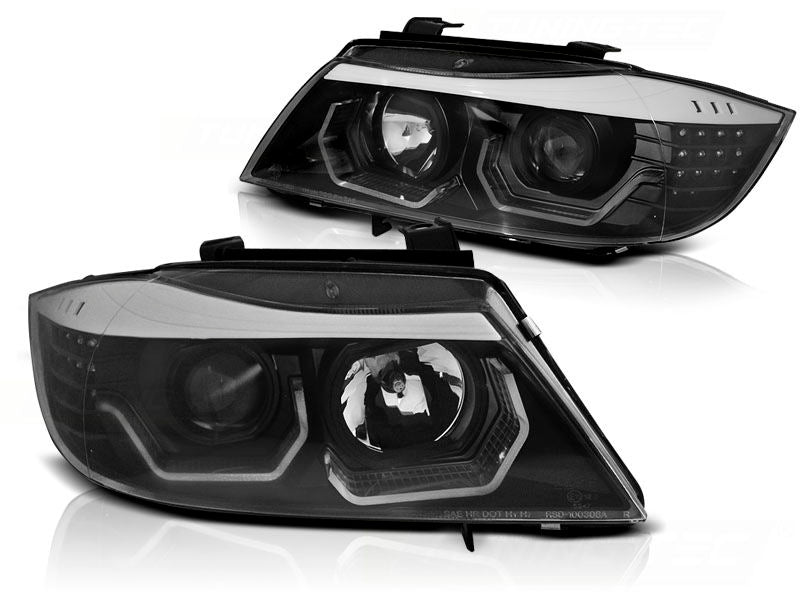 BMW E90/E91 05-08 3D ANGEL EYES LED BLACK