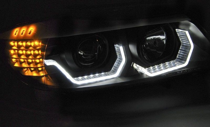 BMW E90/E91 05-08 3D ANGEL EYES LED BLACK