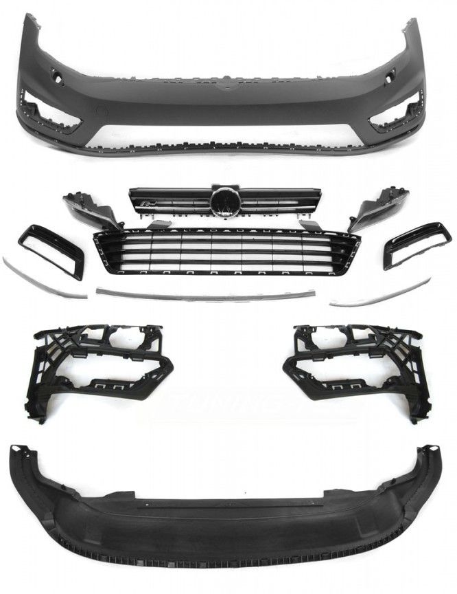 VW GOLF 7 13-16 R-line LOOK priekinis bamperis