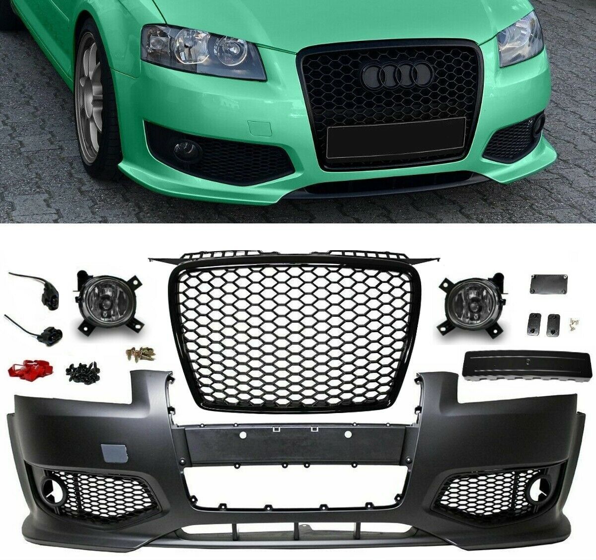 Audi A3 8P 05-08 RS3-Look priekinis buferis