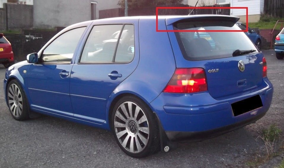 Спойлер Golf IV в стиле R32