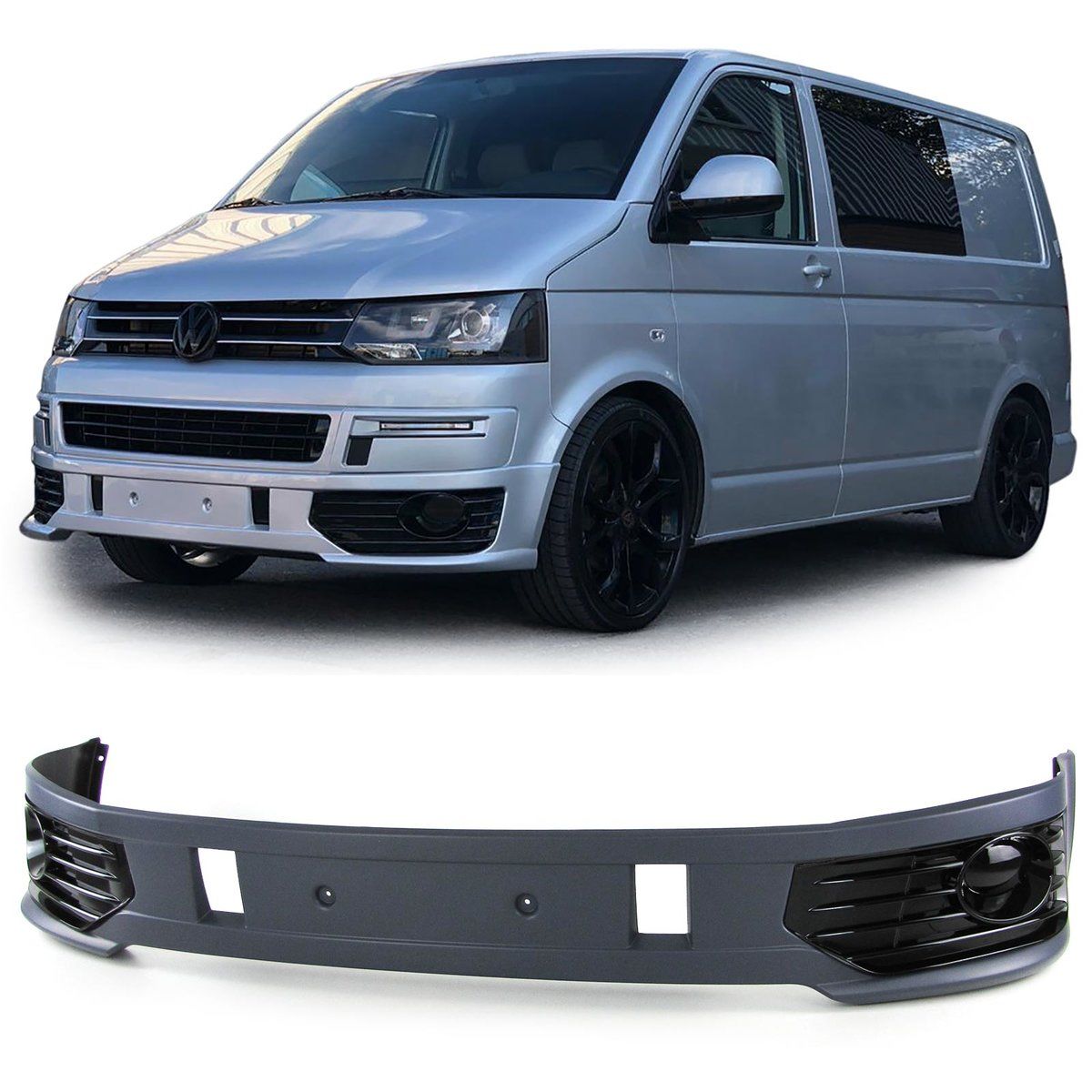 VW T5,1, 09 - 15 Спойлер переднего бампера № 1. 