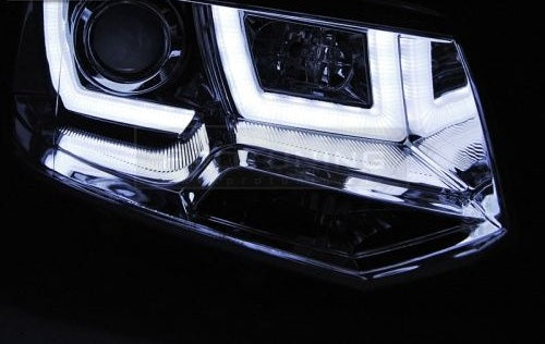 VW T5,1 , 09 - 15  U-Led Priekiniai žibintai