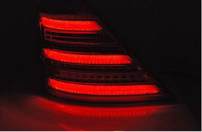MERCEDES BENZ S-CLASS (W221), 05 - 09 LED Galiniai žibintai