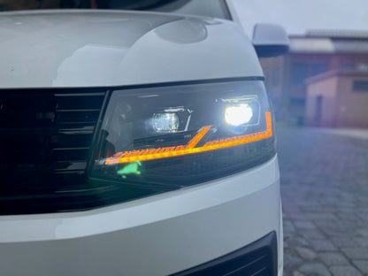 VW T6 16-20 FULL LED Priekiniai žibintai