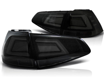 VW GOLF 7  (Hecbeko ) 13-17  LED Tube galiniai žibintai