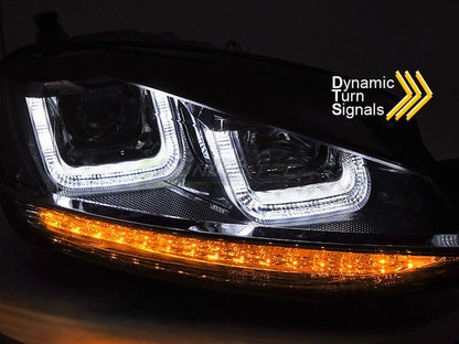 VW GOLF 7 13-17 DRL Red Line  Priekiniai žibintai