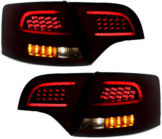 Audi A4 B7 04-08 Estate LED Black Taillights 