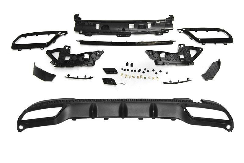 Задний бампер Mercedes W212 13-16 FL E63 AMG -LOOK 