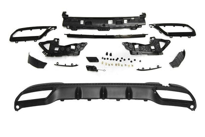 Задний бампер Mercedes W212 13-16 FL E63 AMG -LOOK 