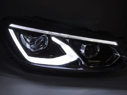 VW Golf 6 ПОЛНОСТЬЮ СВЕТОДИОДНЫЕ ФАРЫ 