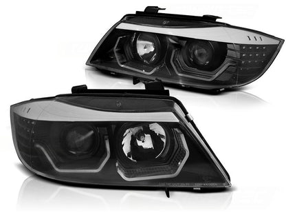 BMW E90/E91 05-08 3D ANGEL EYES LED BLACK