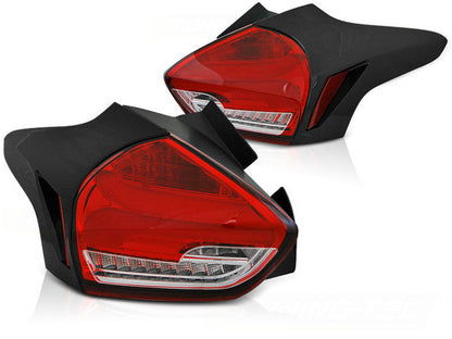 FORD FOCUS, 14 - 18   Hecbeko LED Galiniai žibintai