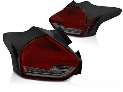 FORD FOCUS, 14 - 18   Hecbeko LED Galiniai žibintai