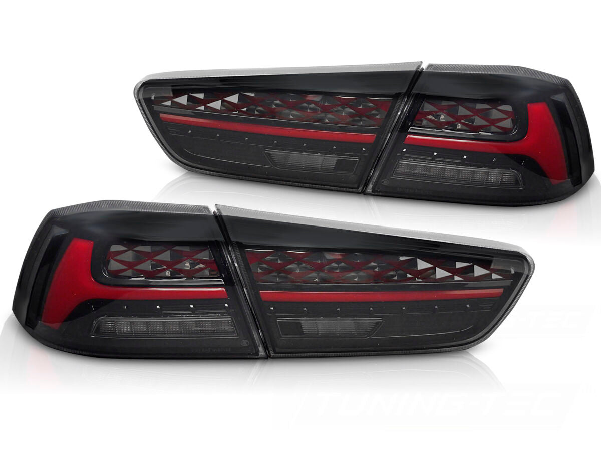 MITSUBISHI LANCER, 08 - 17 LED R/B galiniai žibintai