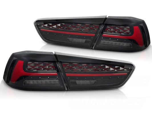 MITSUBISHI LANCER, 08 - 17 LED R/B galiniai žibintai