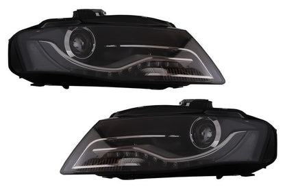 A4 B8 08 - 11 LED Black headlights