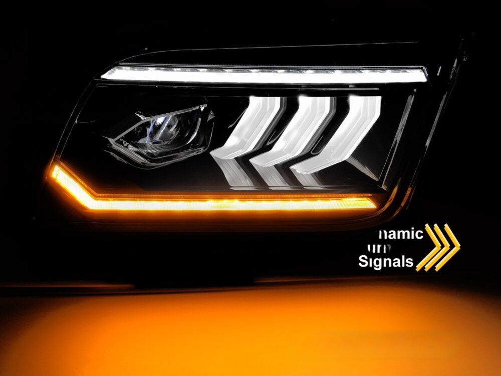 FORD MUSTANG 04-09  FULL LED  Priekiniai žibintai