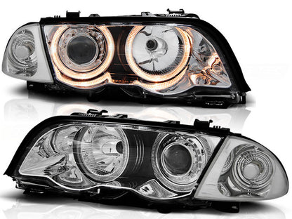 BMW E46 Pre-FL 97-01 Черные фары 