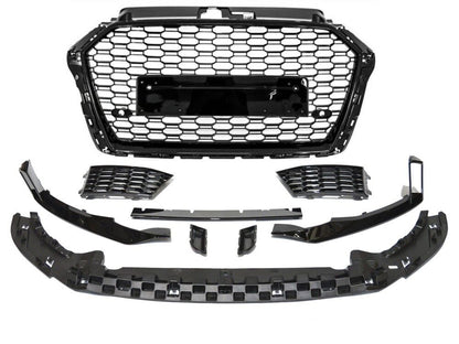 Передний бампер в стиле RS3 для AUDI A3 8V Hatchback 17-20 