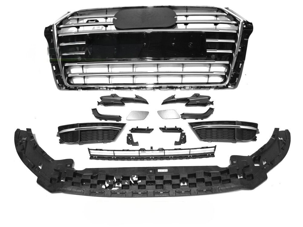 Передний бампер AUDI A3 8V Hatchback 17-20 в стиле S3 