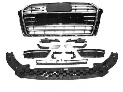 Передний бампер AUDI A3 8V Hatchback 17-20 в стиле S3 