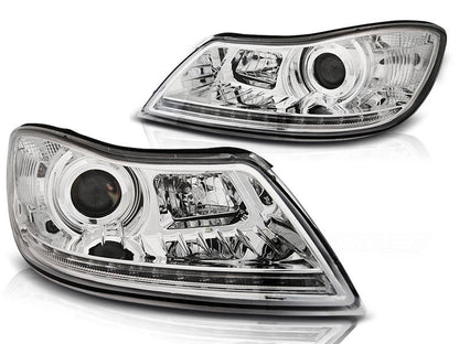 Skoda Octavia MK2 09-12 LED Priekiniai žibintai